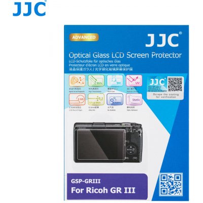 JJC ochrana LCD GRIII ochranné sklo na LCD pro Ricoh GR IIIx, GR III – Zboží Živě