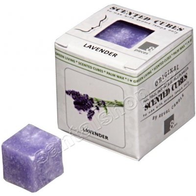 Scented cubes Vonný vosk do aromalampy Lavender Levandule 8 x 23 g – Hledejceny.cz