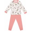 Dětské pyžamo a košilka Darré dětské pyžamo Retro medvěd meruňkové