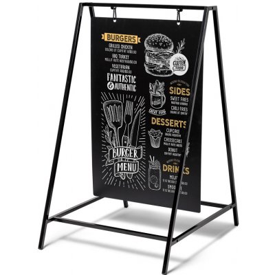 Jansen Display Křídové Áčko Swing 50 x 70 cm černá, 572 x 955 mm – Zbozi.Blesk.cz