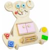 Interaktivní hračky BE loved boards Vzdělávací medvídek BUSY BOARD MINI