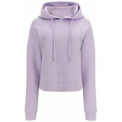 Guess dámské mikina NEW ALISA HOODED sweatshirt V2YQ08K7UW2-G4P7 Fialový