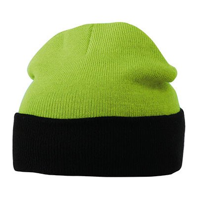 Knitted cap MB7550 citrusová zelená/černá – Hledejceny.cz