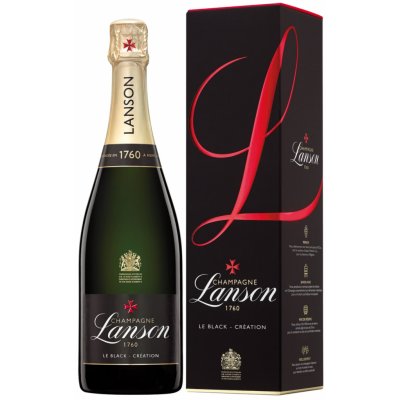Lanson Le Black Label Brut 12,5% 0,75 l (karton) – Zboží Dáma