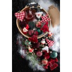 3ks vánoční vínová ozdoba - 18*2*15 cm - J-Line by Jolipa – Hledejceny.cz