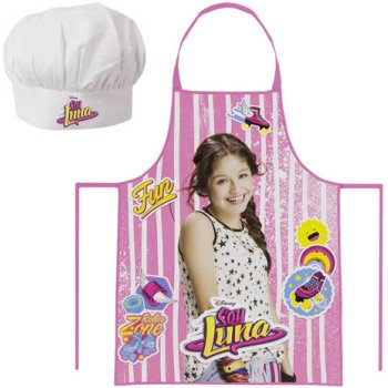 KupMa Dívčí zástěra Soy Luna s kuchařskou čepicí