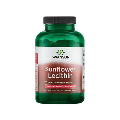 Swanson Soy Lecithin 90 ks gelové tablety 1,2 g