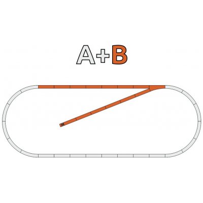 Roco Geoline Sada kolejí B s podložím 61101 – Zbozi.Blesk.cz