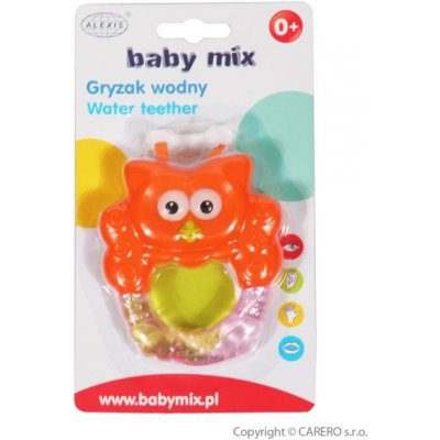 Baby Mix chladící kousátko chrastítko sovička oranžová – Zbozi.Blesk.cz