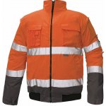 Cerva Clovelly Pilot Reflexní bunda zimní oranžová/navy – Zboží Mobilmania