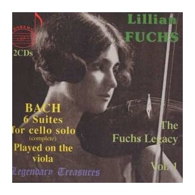 Johann Sebastian Bach - The Fuchs Legacy Vol.1 - 6 Suites For Cello Solo (complete) Played On The Viola CD – Hledejceny.cz