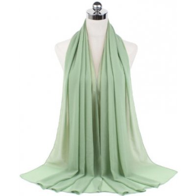 Šifónový šál přes společenské šaty Světle zelená – Sleviste.cz
