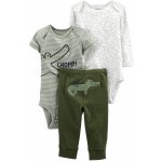 Carter's Set 3dílný body kr. rukáv body dl. rukáv tepláky Grey Chick neutrál LBB – Zboží Dáma