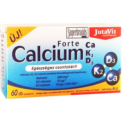JutaVit Calcium Forte + Ca/K2/D3 tablet 60 tablet – Hledejceny.cz