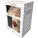 CurePink Dárkový set Harry Potter: Pobertův plánek Marauders Map hrnek přívěsek tácek hrnku GP85145 315 ml – Zbozi.Blesk.cz