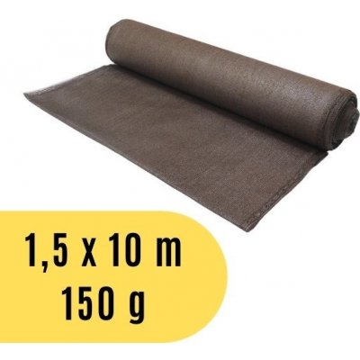 Benco Stínící tkanina 1,5 x 10 m, 150 g / m2 - hnědá – Zboží Mobilmania