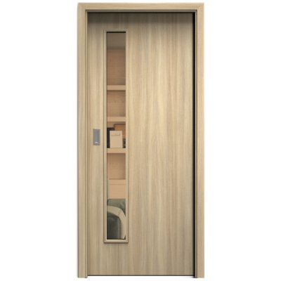 Sapeli Elegant Komfort M60 posuvné dub hikari 110 x 197 cm Planibel bronz – Hledejceny.cz