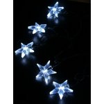 Solight LED světelný řetěz 1V30-W hvězdy 3m studená bílá – Hledejceny.cz