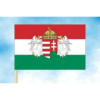 LIBEA, s.r.o. Uherské království vlajka z let 1867-1918 Rozměr: 40×60 cm, Uchycení: Návlek na žerď – Hledejceny.cz