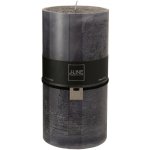 Válcová tmavě šedá svíčka XXL - 10*10*20 cm - J-Line by Jolipa – Hledejceny.cz