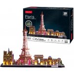 CubicFun 3D puzzle LED Paříž 115 ks – Zboží Dáma