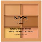 NYX Professional Makeup Conceal Correct Contour Palette paletka 1,5 g – Zboží Dáma