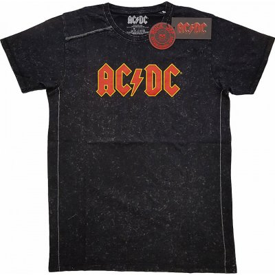 AC/DC tričko logo Snow Washed black – Hledejceny.cz