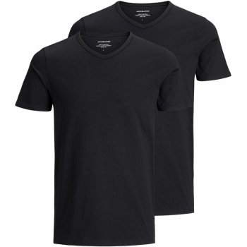 Jack & Jones pánské triko JJEORGANIC BASIC TEE 12156101 black SLIM