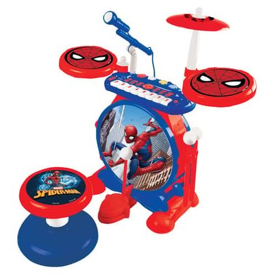 LEXIBOOK Digitální bicí souprava Spider Man pro děti – Zboží Dáma