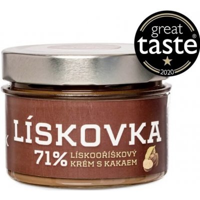 Čokoládovna Janek Lískovka 71% lískooříškový krém s kakaem 250 g