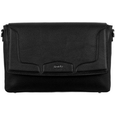 Rovicky černá kožená crossbody kabelka TWR-141 black