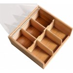 Kesper Bambusová na Čaj 6 přihrádek Kesper – Zboží Mobilmania