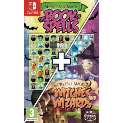 Secrets of Magic 1 & 2 - The Book of Spells + Witches and Wizards – Zboží Mobilmania