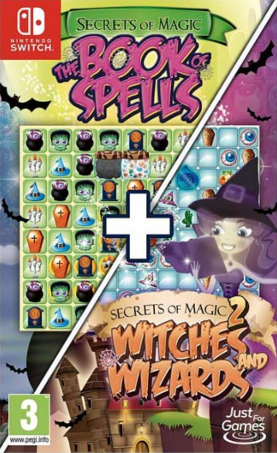 Secrets of Magic 1 & 2 - The Book of Spells + Witches and Wizards