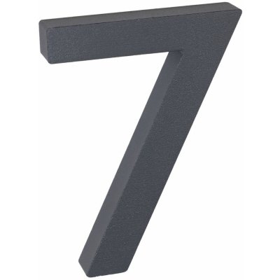 Domovní číslo 3D - „7“, 100 mm, hliník, matný antracit RN.100LV.7.AL.AM.3D – Hledejceny.cz