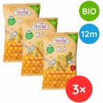 FruchtBar BIO Kukuřičné křupky se sýrem nesolené 3 x 30 g – Hledejceny.cz