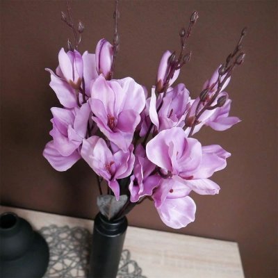 DAALO Umělé květiny do vázy - fialové - AKCE! – Zboží Mobilmania