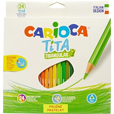 Carioca Tita trojhranné pružné 24ks 474935