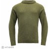 Pánský rolák Devold Nansen Wool Sweater unisex svetr olive