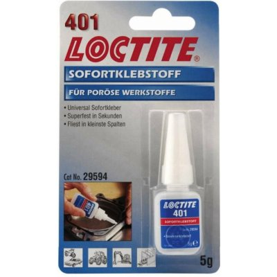 Vteřinové lepidlo, univerzální, 5 g - Loctite 401 – Zbozi.Blesk.cz