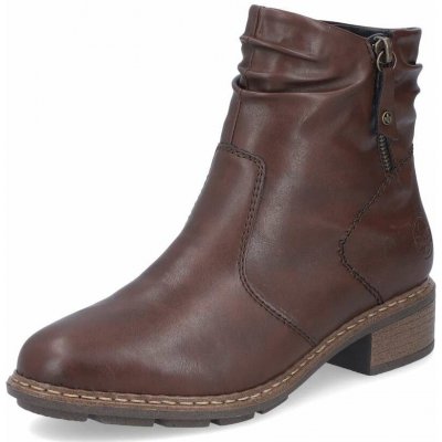 Rieker dámská kotníková obuv 77281-25 hnědá – Zboží Dáma