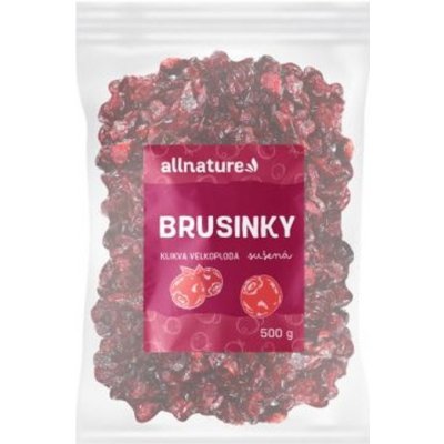 Allnature Brusinka sušená 500 g – Zboží Mobilmania