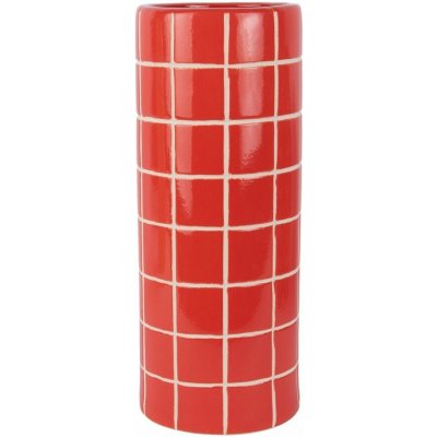 PT LIVING Retro Tiles váza červená – Hledejceny.cz