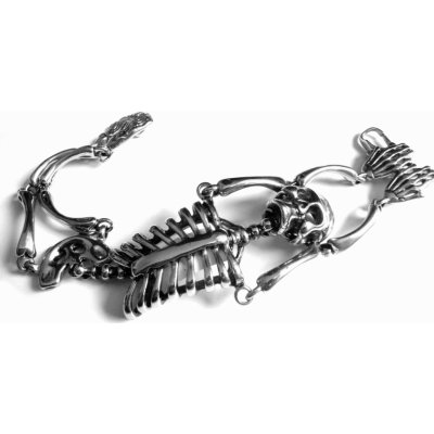 Steel Jewelry náramek kostra z chirurgické oceli NR160102