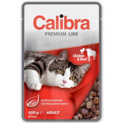 Calibra Premium Line Adult Chicken & Beef 100 g – Hledejceny.cz