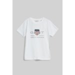 Gant TRIČKO ARCHIVE SHIELD SS T SHIRT WHITE – Sleviste.cz