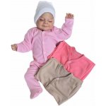 Kojenecké overaly 3kusy růžová kapučíno korálová – Hledejceny.cz