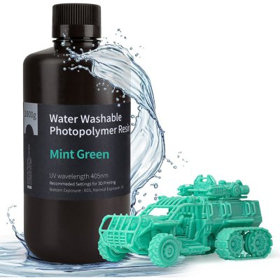 ELEGOO Water Washable Resin Mint Green 1kg – Hledejceny.cz