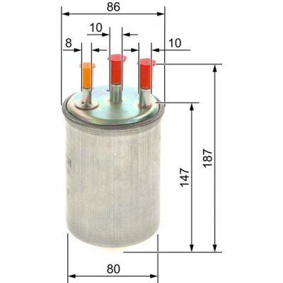 Palivový filtr BOSCH (BO 0450906508) | Zboží Auto