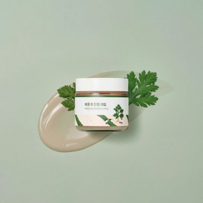Round Lab Mugwort Calming Cream Výživný krém na obličej 80 ml